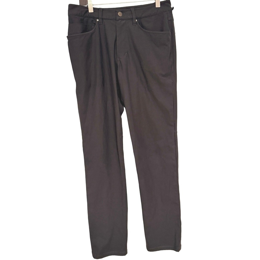 Lululemon ABC Pant Slim 32x30 Dark Gray Warpstreme Tech Performance Trousers